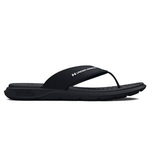 Under Armour Women’s Ignite Pro Marbella Sandal Flip Flop - Black - NEW